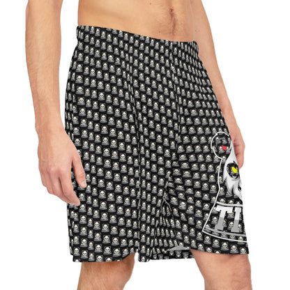 TITAL - Panda Staredown Basketball Shorts (AOP)