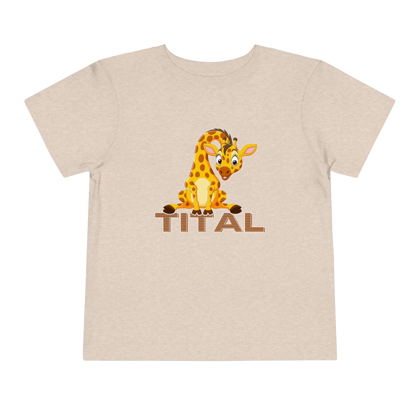 TITAL - Jerry the Giraffe Toddler Short Sleeve Tee