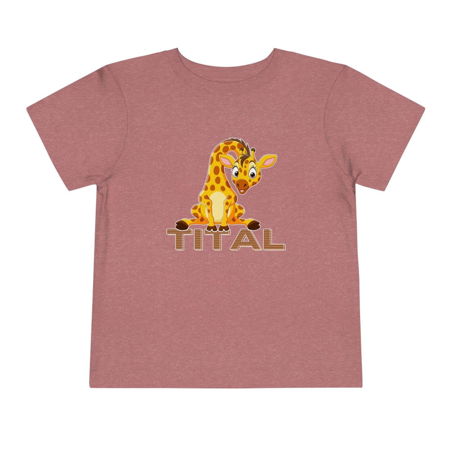 TITAL - Jerry the Giraffe Toddler Short Sleeve Tee