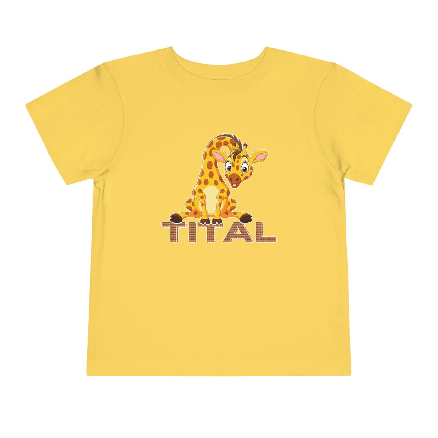 TITAL - Jerry the Giraffe Toddler Short Sleeve Tee