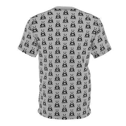 TITAL - Panda Craze Unisex All Over Print Tee (Grey)