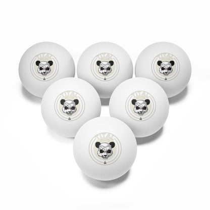 TITAL - Panda's Smirking Revenge Ping Pong Balls, 6 pcs