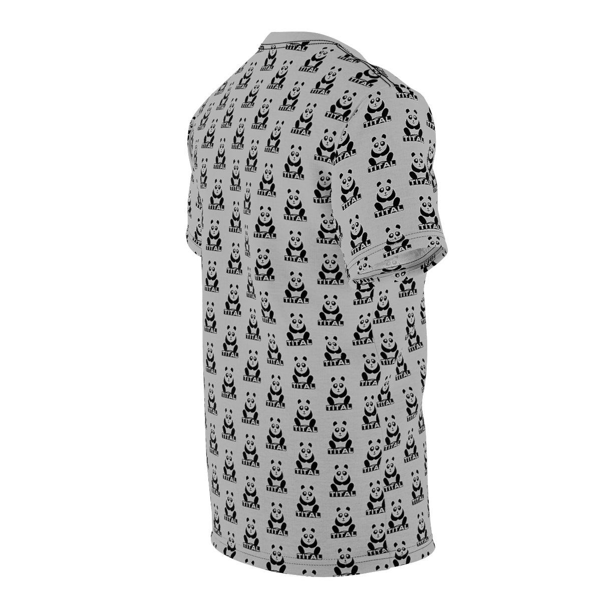 TITAL - Panda Craze Unisex All Over Print Tee (Grey)