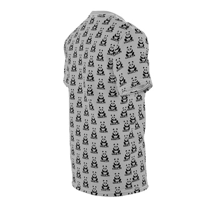 TITAL - Panda Craze Unisex All Over Print Tee (Grey)