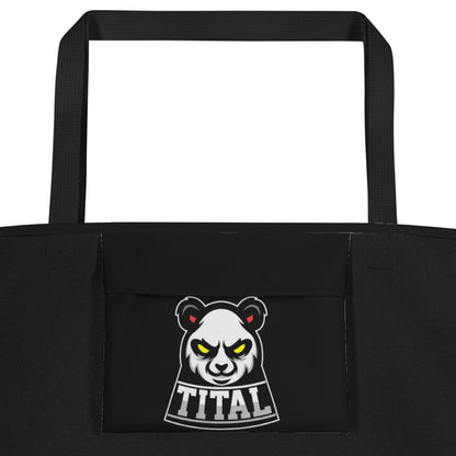 TITAL - Stare Down All-Over Print Large Tote Bag