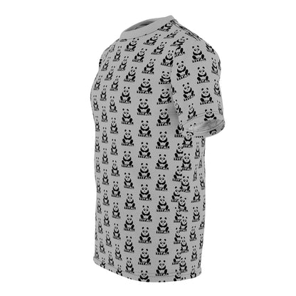 TITAL - Panda Craze Unisex All Over Print Tee (Grey)