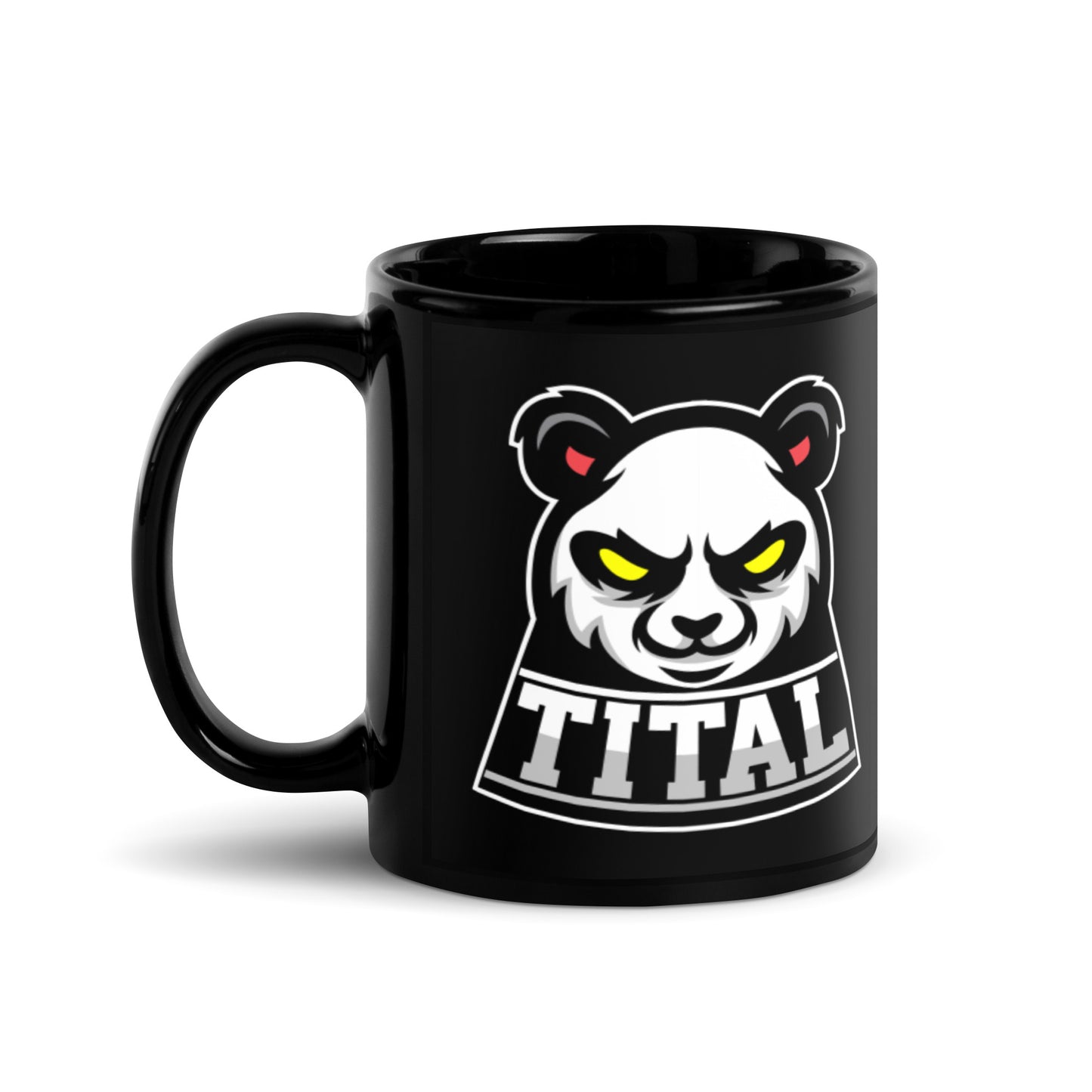 TITAL - Stare Down Black Glossy Mug