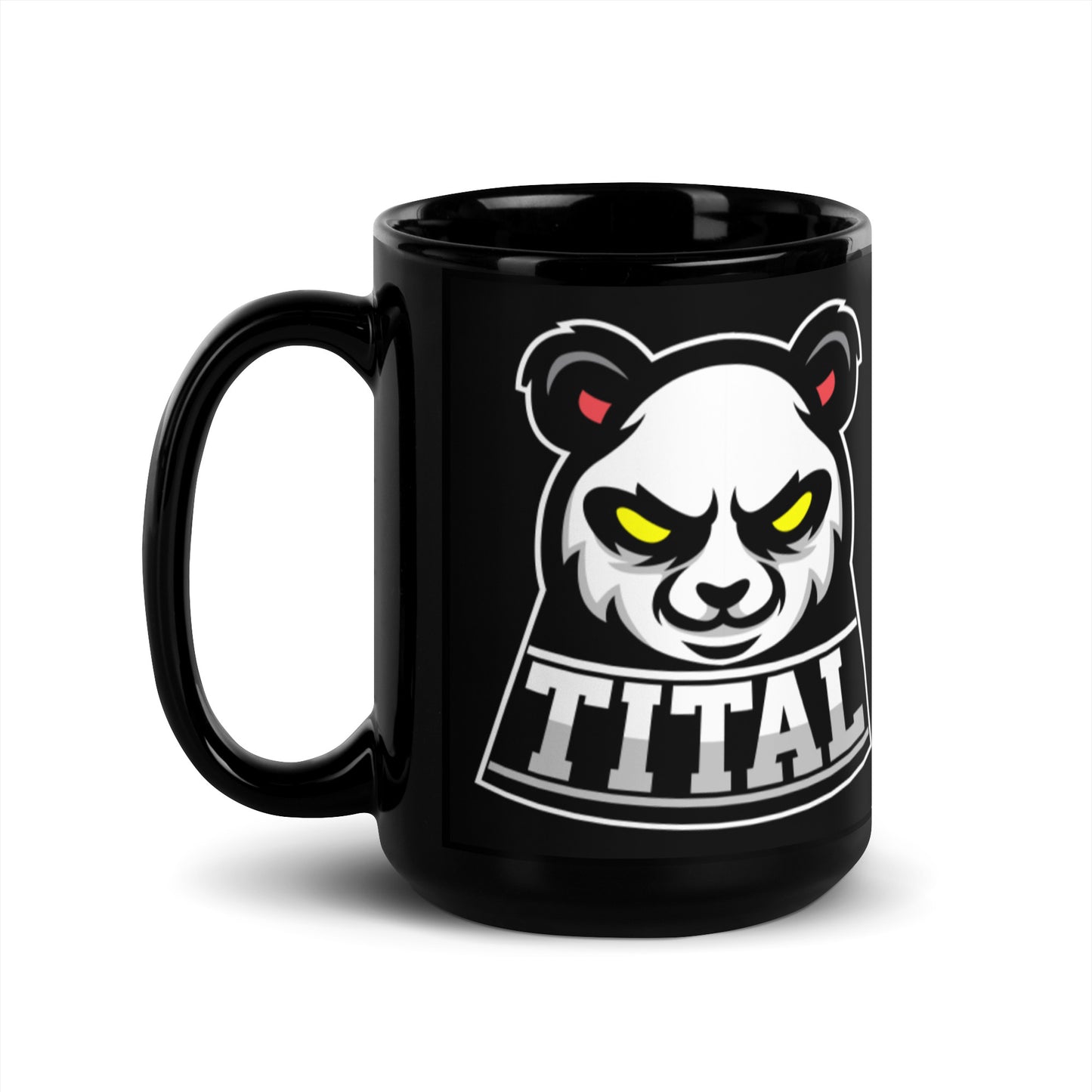 TITAL - Stare Down Black Glossy Mug