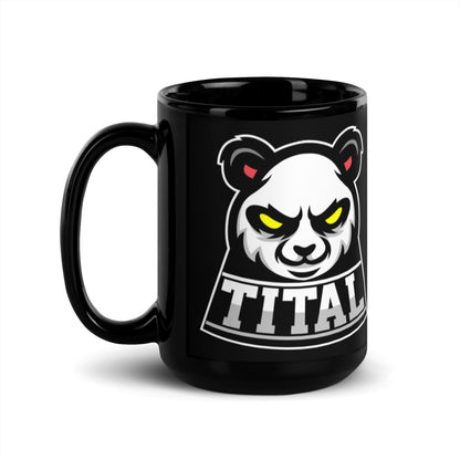 TITAL - Stare Down Black Glossy Mug