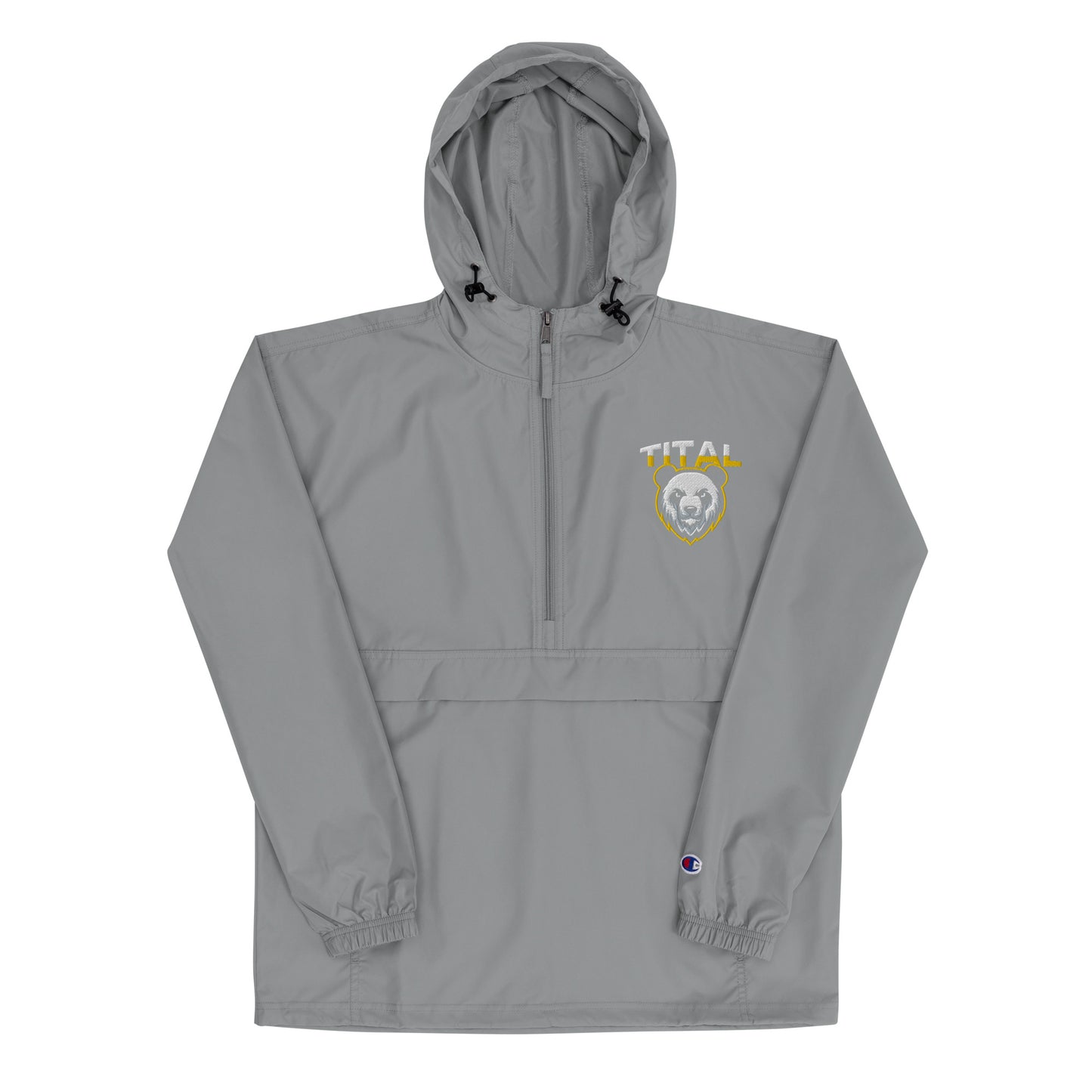 TITAL - Panda Concentration Embroidered Champion Packable Jacket