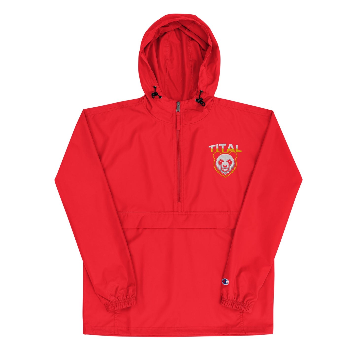 TITAL - Panda Concentration Embroidered Champion Packable Jacket