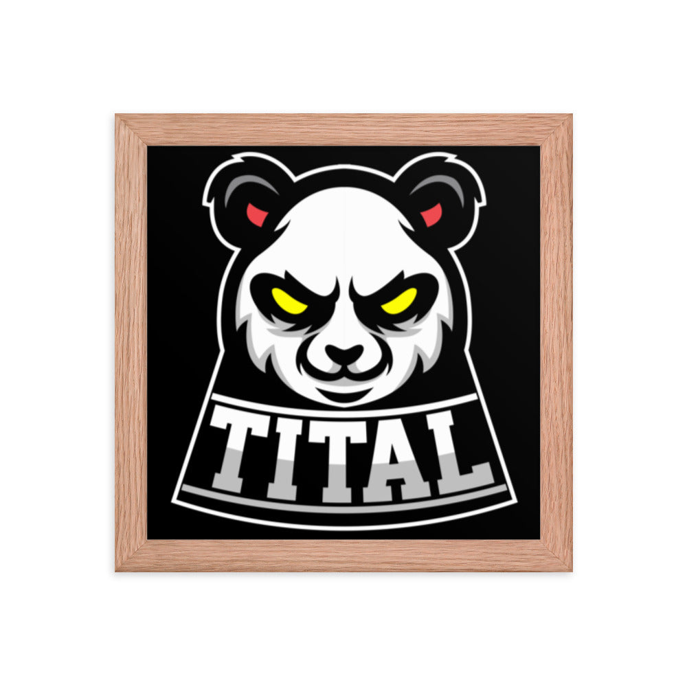 TITAL - Stare Down Framed Poster