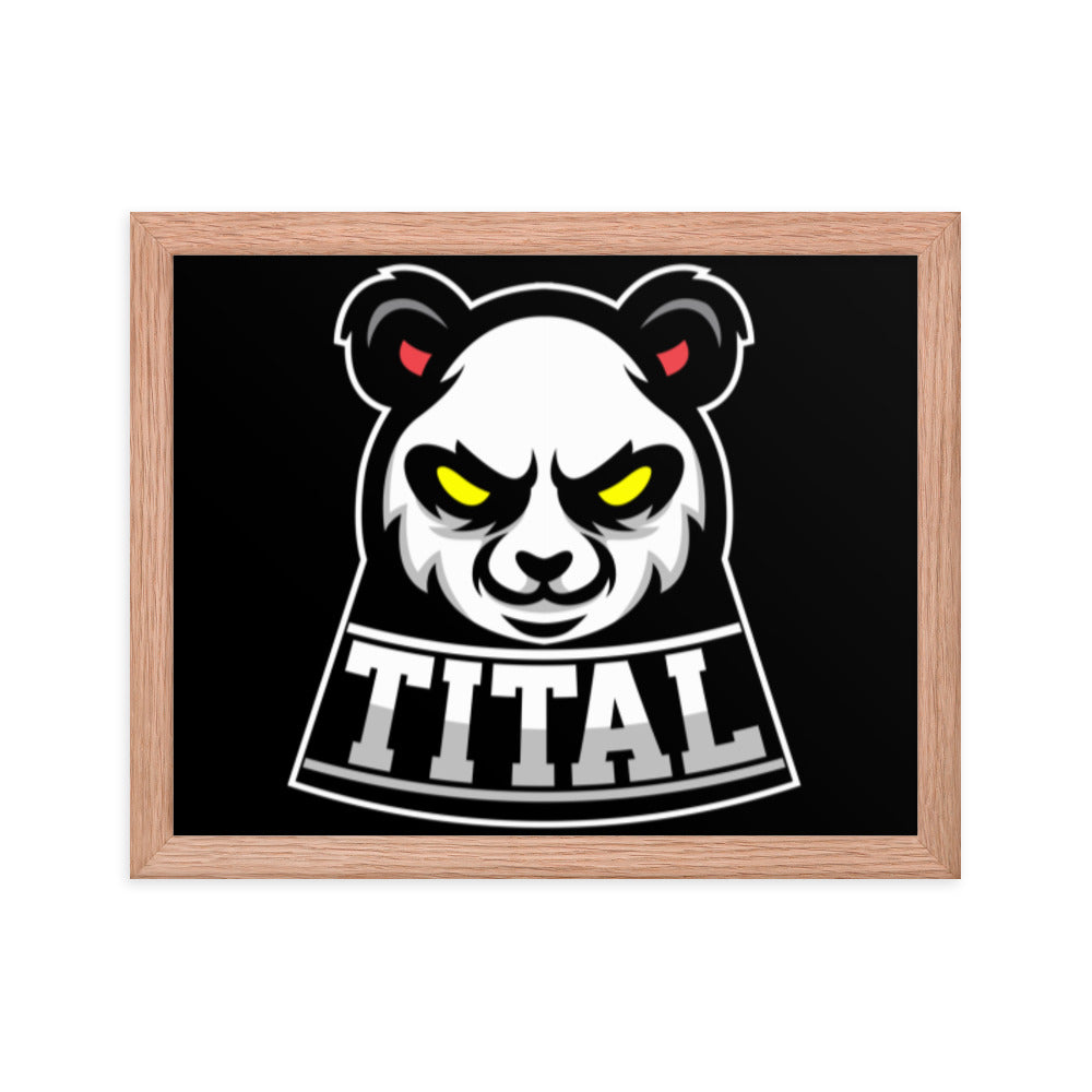 TITAL - Stare Down Framed Poster