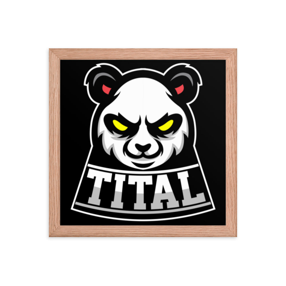 TITAL - Stare Down Framed Poster