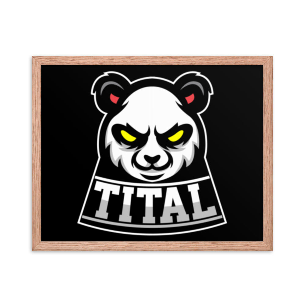 TITAL - Stare Down Framed Poster