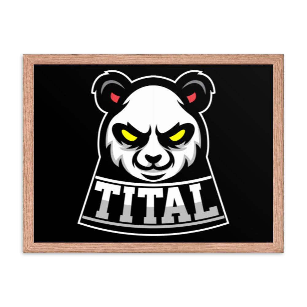 TITAL - Stare Down Framed Poster