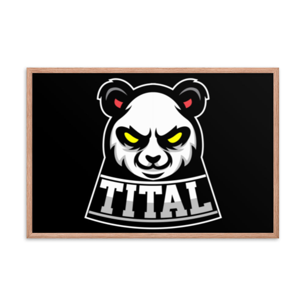 TITAL - Stare Down Framed Poster