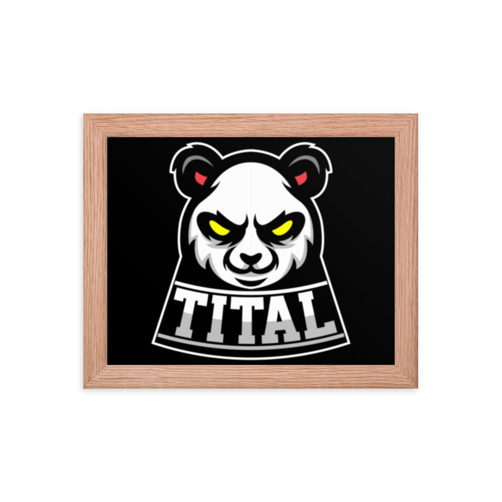 TITAL - Stare Down Framed Poster