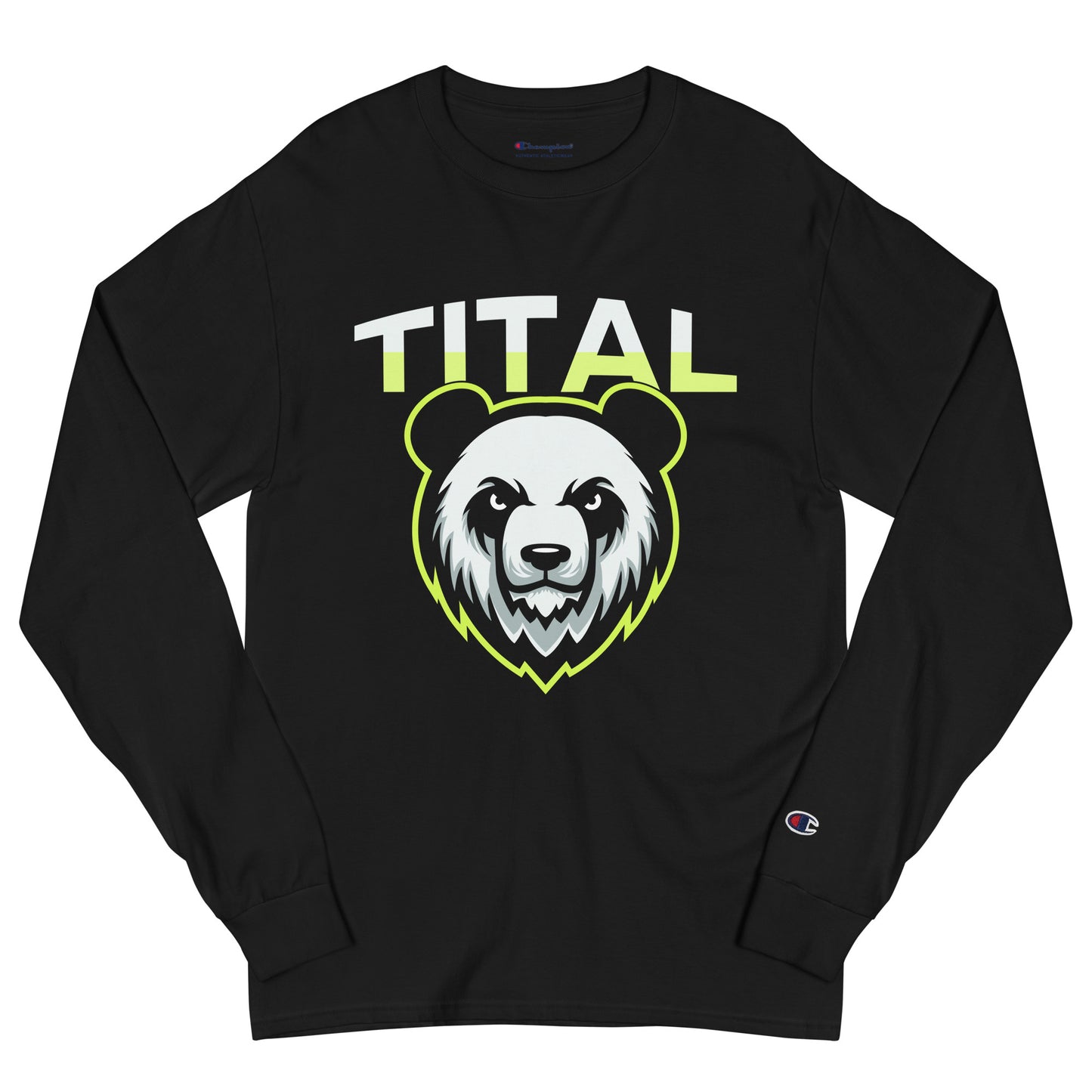 TITAL - Panda Concentration Men's Champion Long Sleeve Shirt