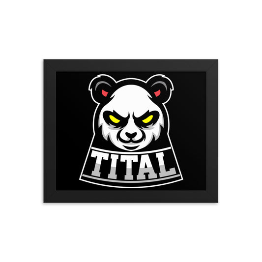 TITAL - Stare Down Framed Photo Paper Poster