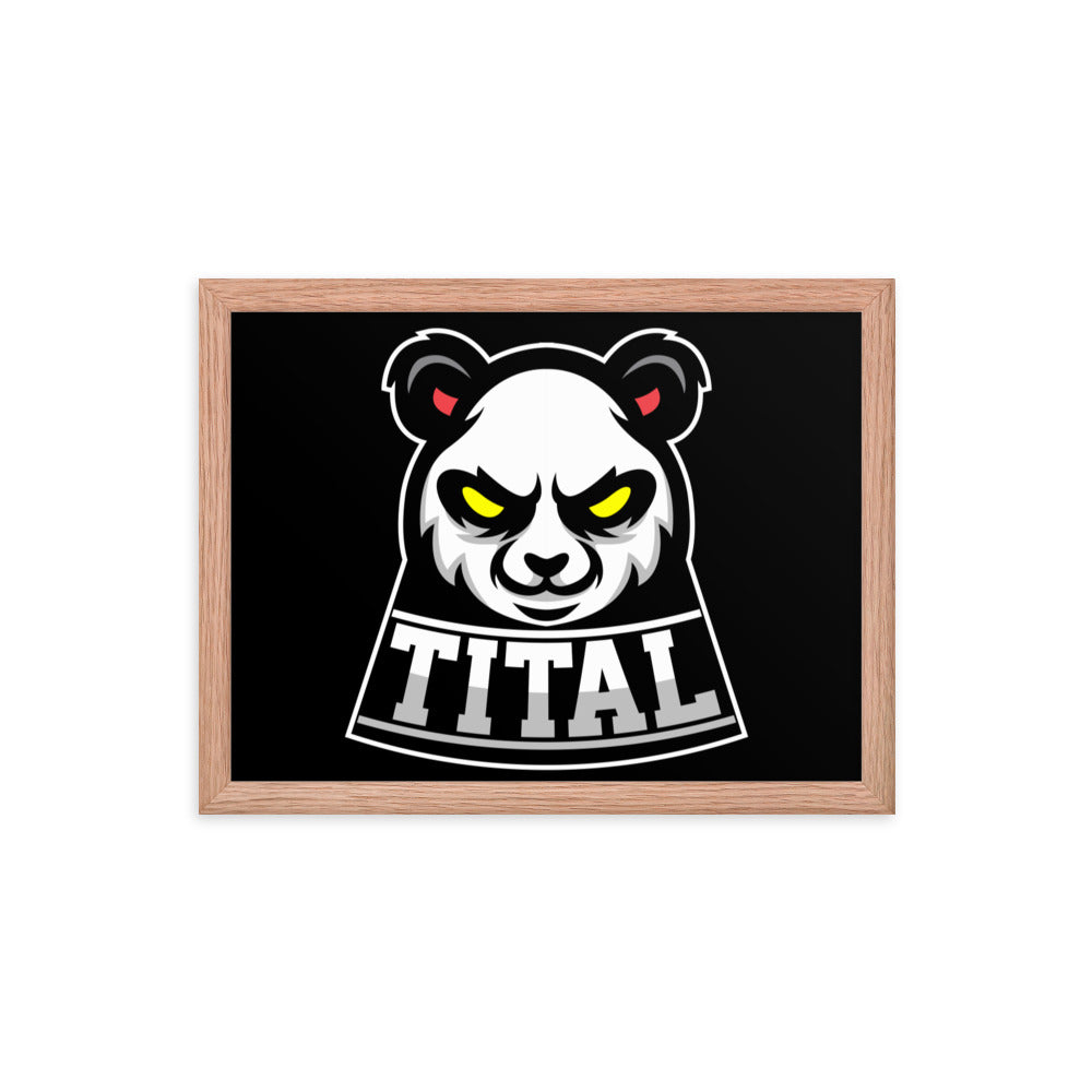 TITAL - Stare Down Framed Photo Paper Poster