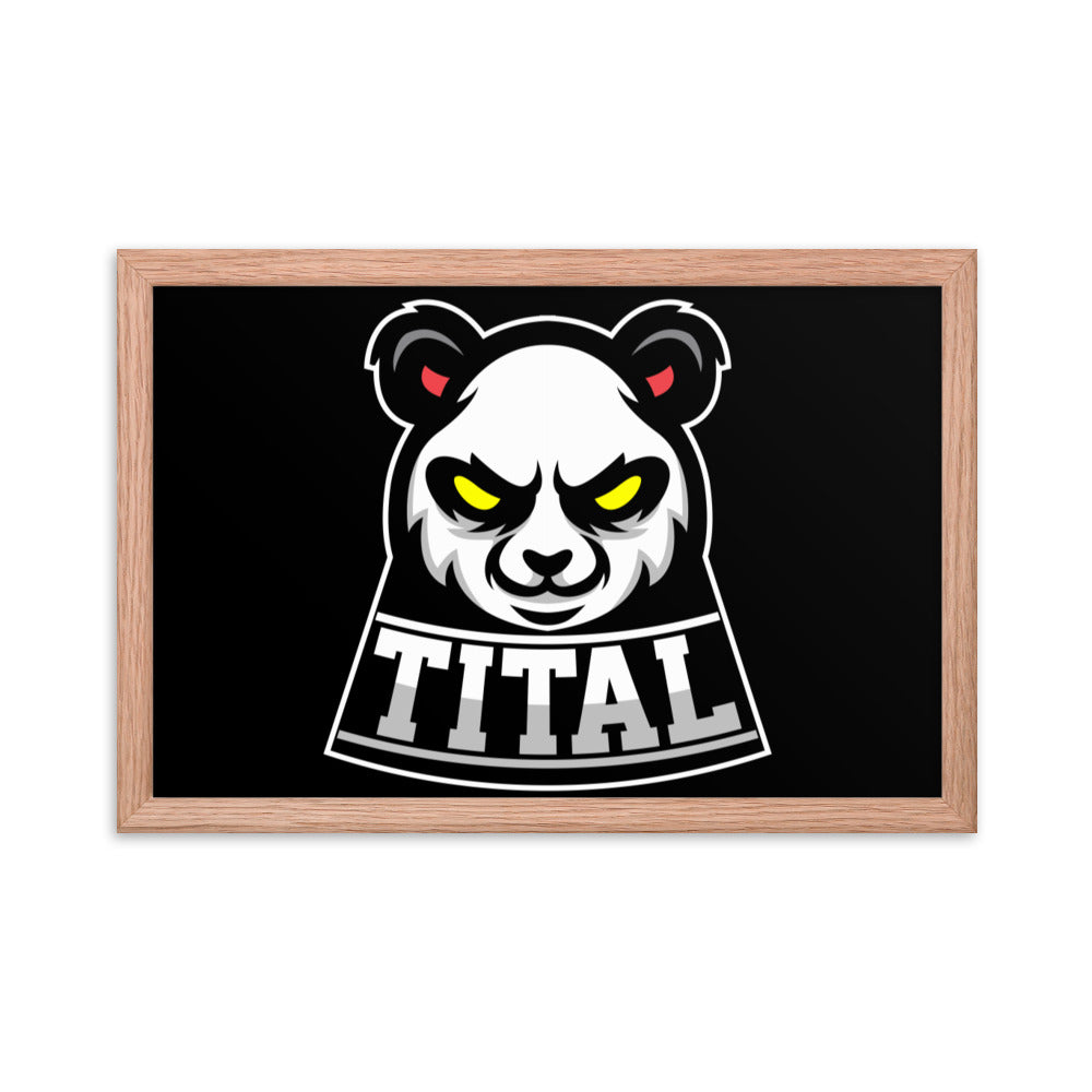 TITAL - Stare Down Framed Photo Paper Poster