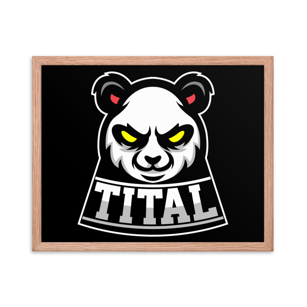 TITAL - Stare Down Framed Photo Paper Poster