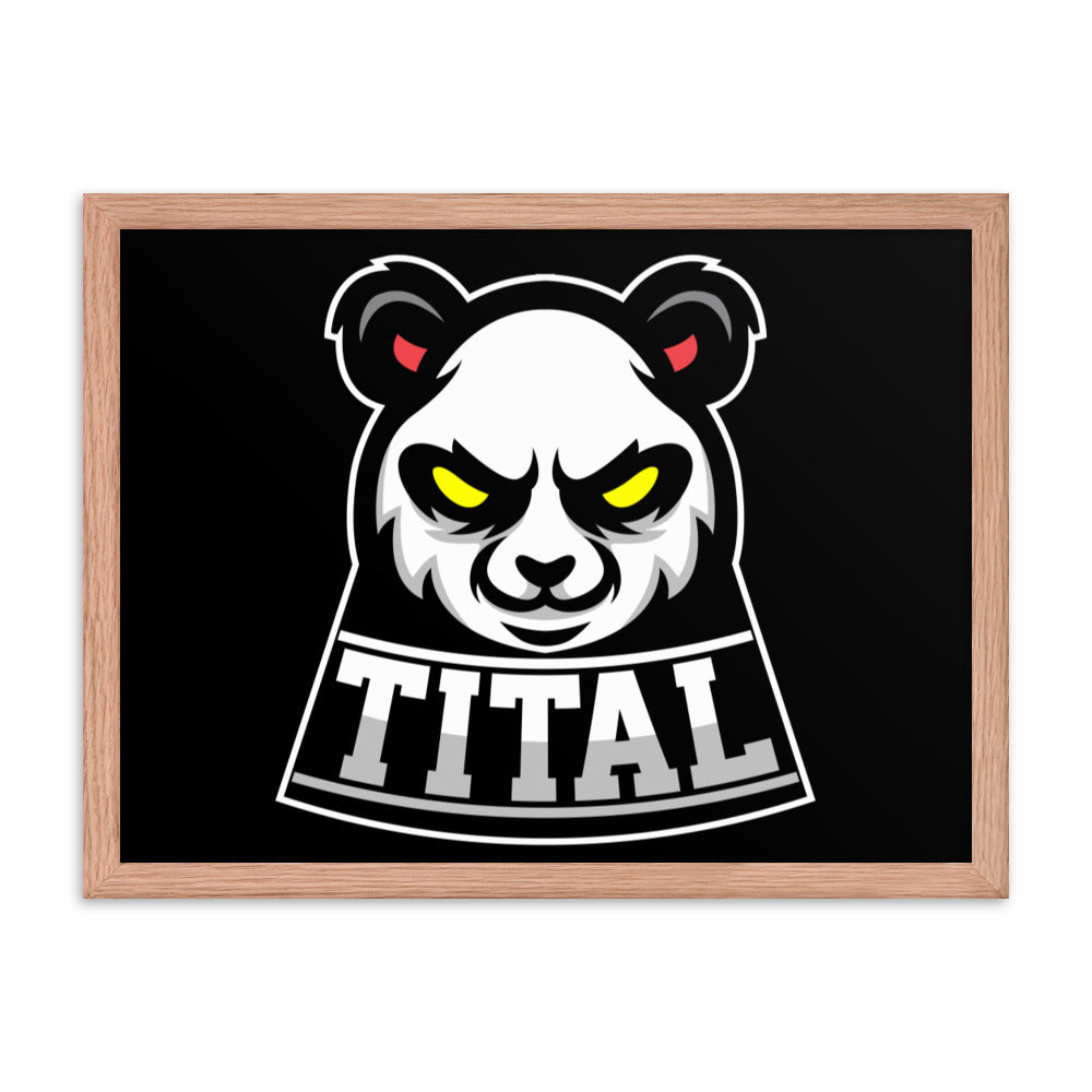 TITAL - Stare Down Framed Photo Paper Poster