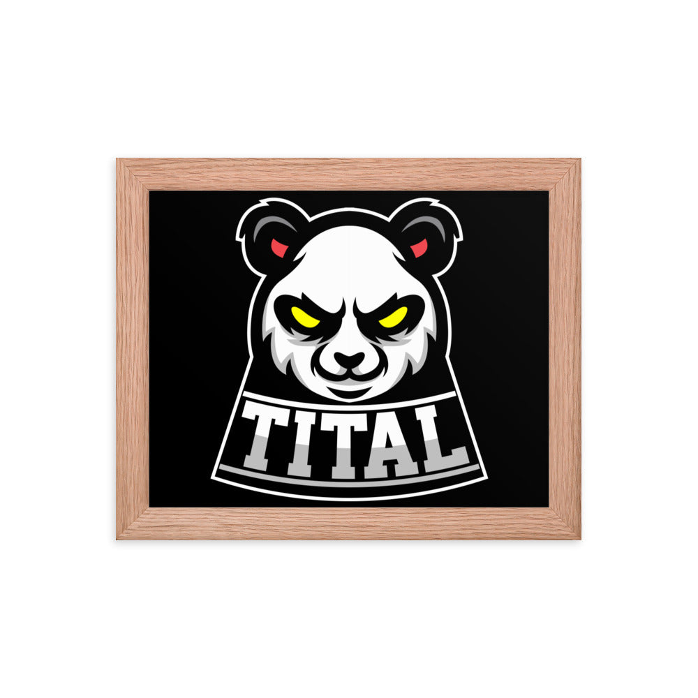 TITAL - Stare Down Framed Photo Paper Poster