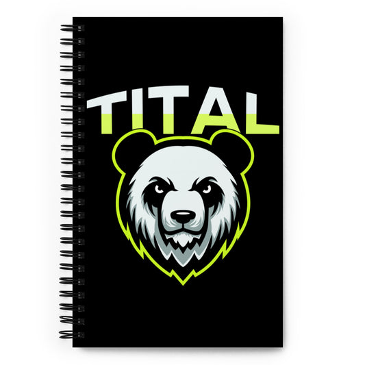 TITAL - Panda Concentration Spiral notebook