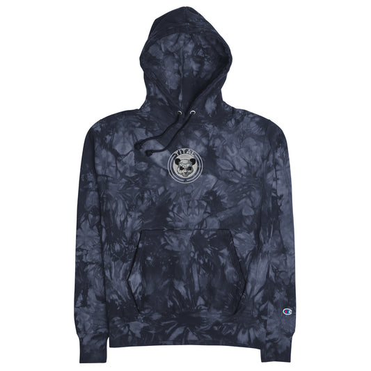 TITAL - Panda's Smirking Revenge Unisex Champion tie-dye hoodie