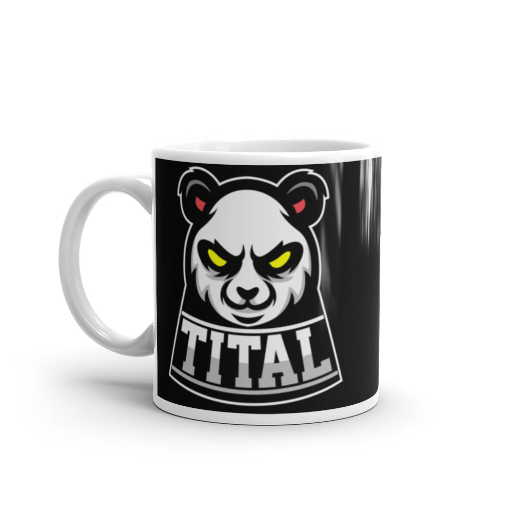 TITAL - Stare Down White Glossy Mug