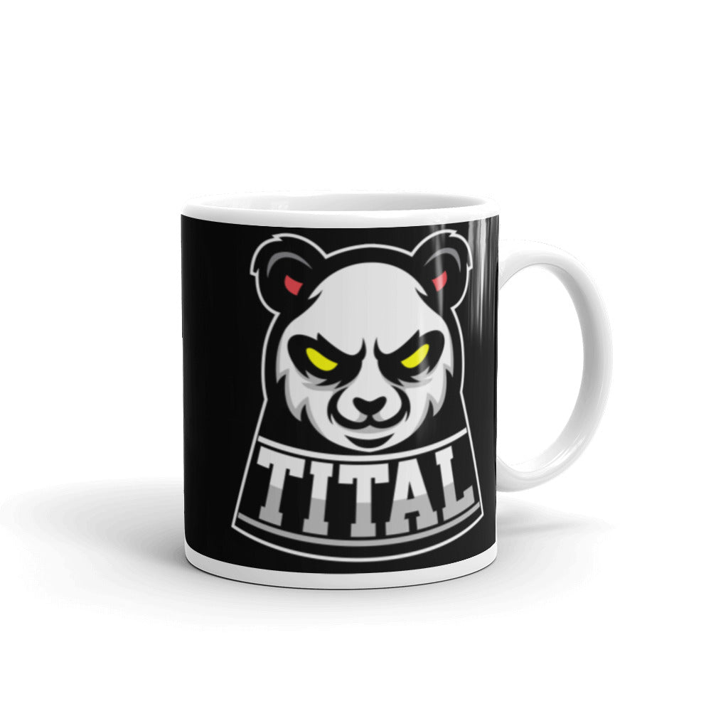 TITAL - Stare Down White Glossy Mug