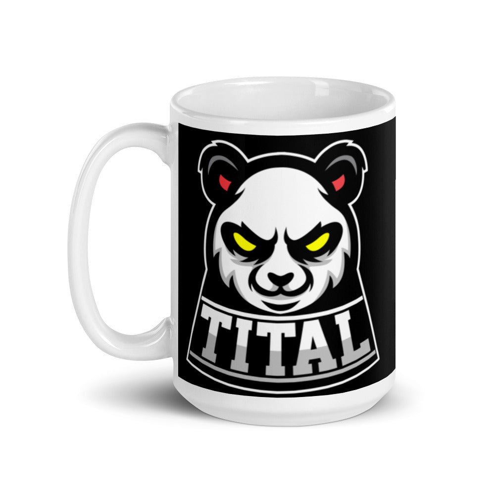 TITAL - Stare Down White Glossy Mug