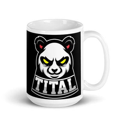 TITAL - Stare Down White Glossy Mug